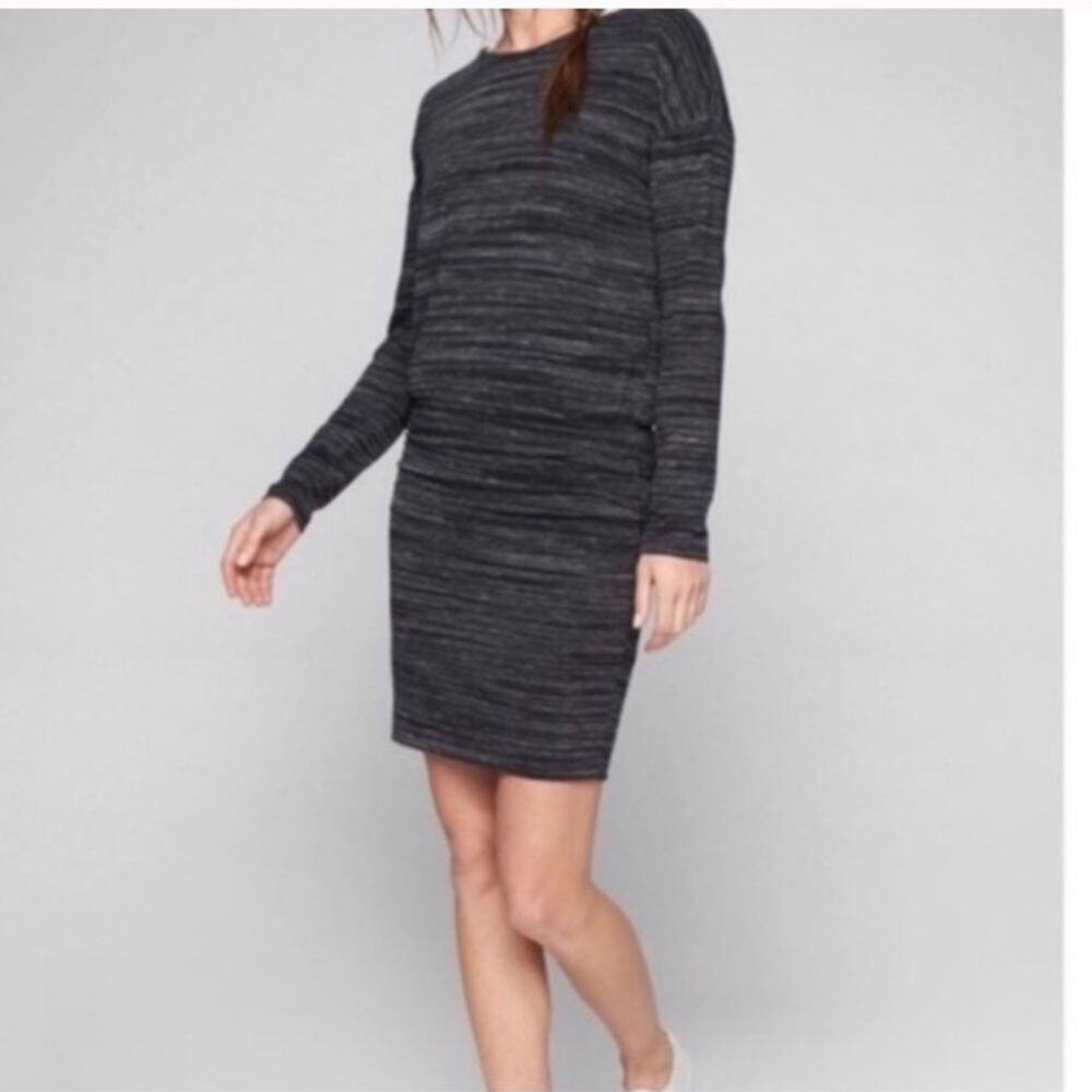 Athleta Avenue black and grey mini dress